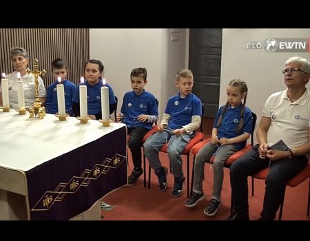Rózsafüzér imádság az EWTN TV-ben