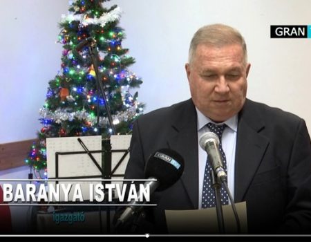 Baranya István igazgatónk kitüntetése
