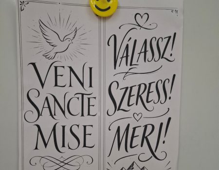 Válassz, szeress, merj!  –  Veni Sancte 2026